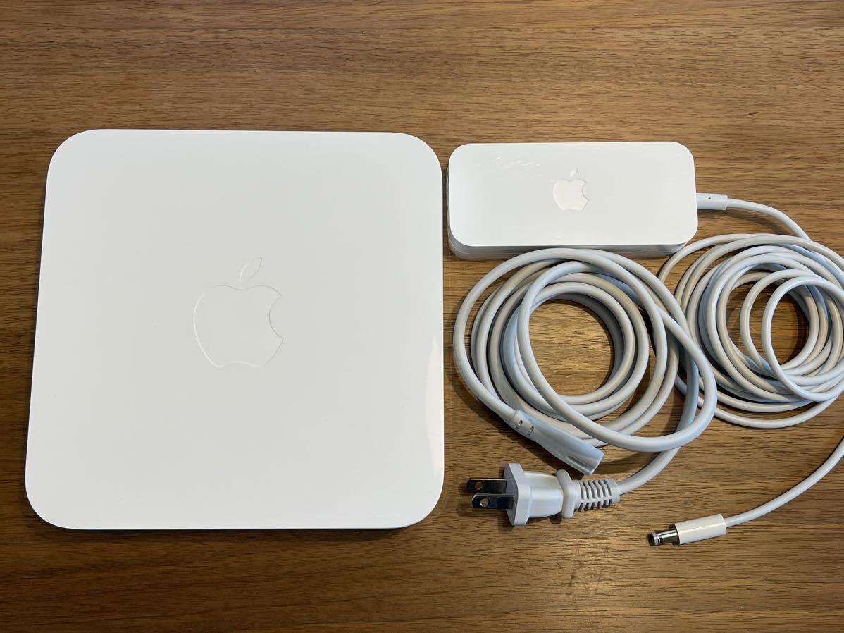 完品】Apple AirMac Extreme ベースステーション 802 11n (第3 完品】Apple AirMac Extreme ベースステーション 802 11n (第3