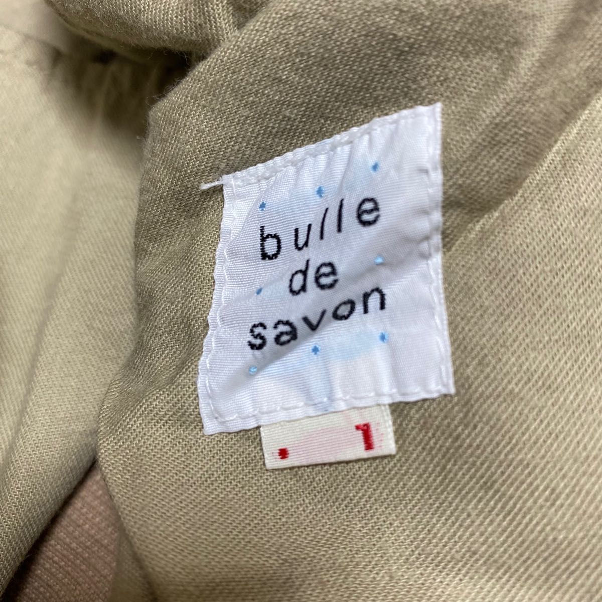 bulle de savon ビュルデサボン　コーデュロイ Sサイズ