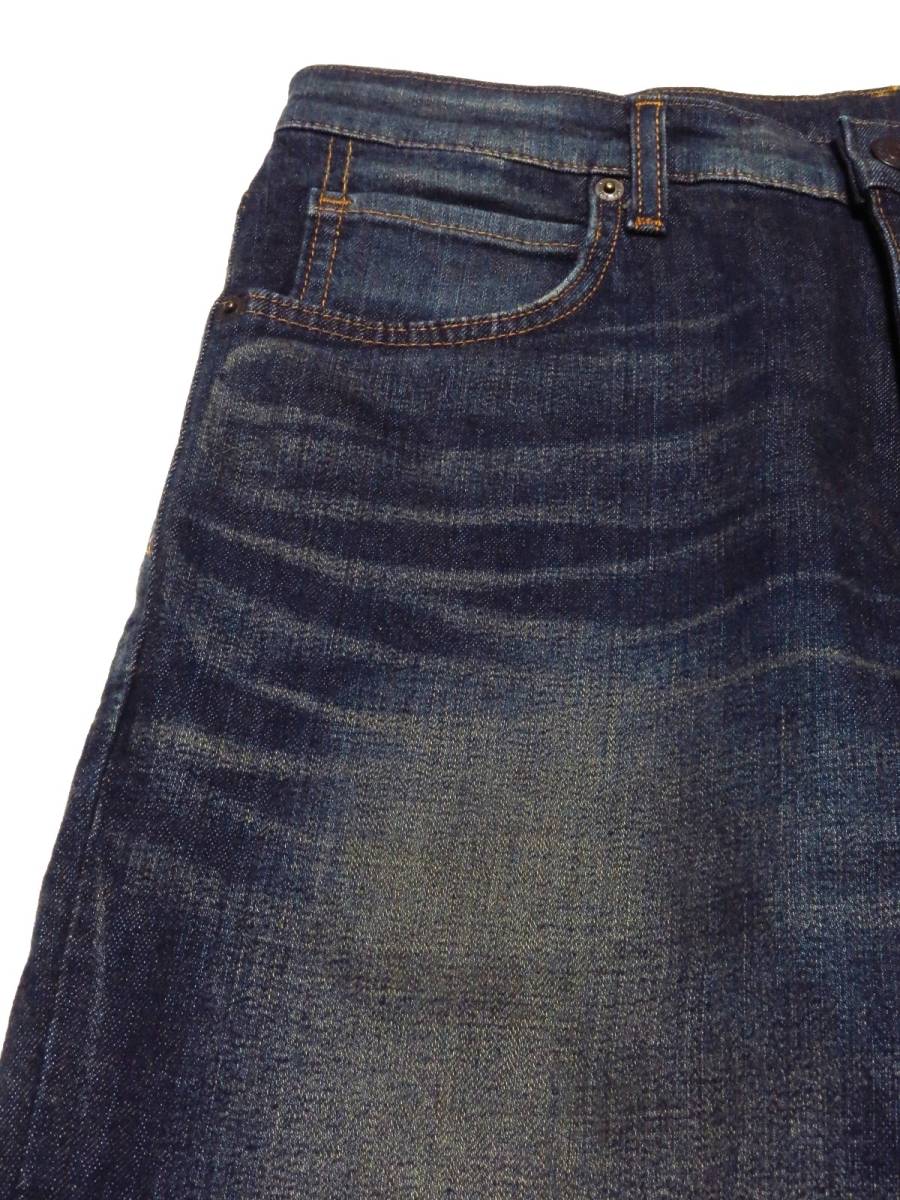  сделано в Японии EDWIN Edwin мужской стрейч Denim брюки размер 30(W полный размер примерно 82cm) * полный размер W32 соответствует ( номер лота 561)