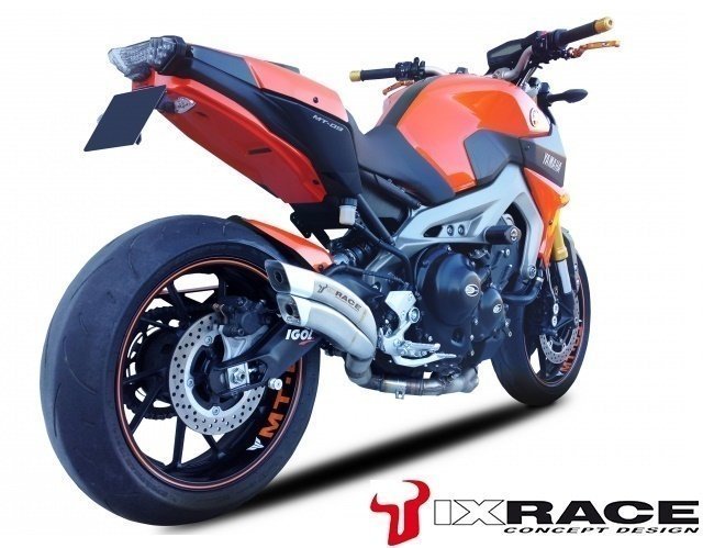 【送料800円】IXRACE YAMAHA ヤマハ XSR 900 2016 Z7 ツインアップ スリップマフラー_画像1