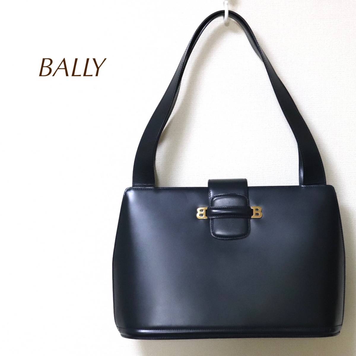 BALLY　バリー　トートバッグ　ネイビー