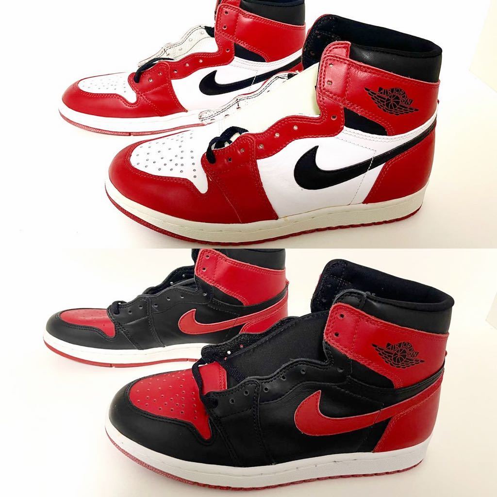 AIR JORDAN 1 エアジョーダン1 1994年復刻 シカゴ 黒赤 2足セット