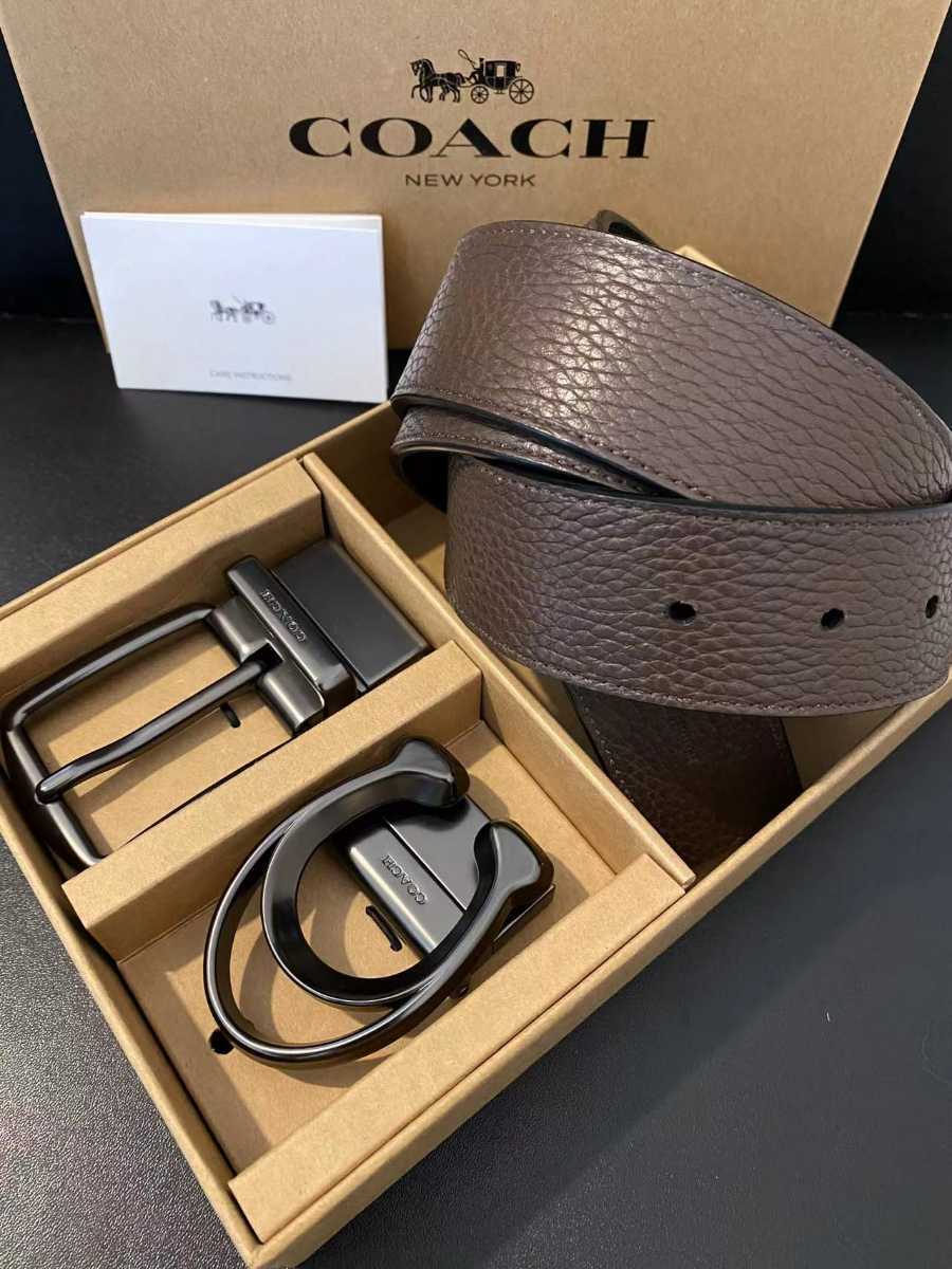 人気の製品 COACH レザーベルト メンズ agapeeurope.org