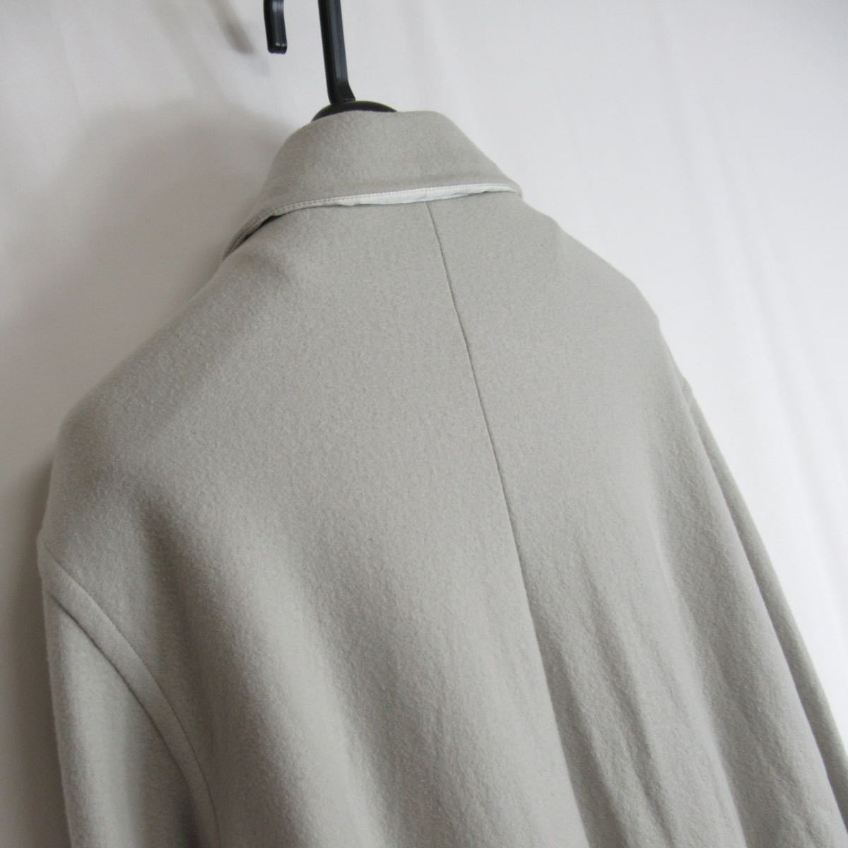 NEON SIGN ウール シャツ ジャケット アウター ブルゾン モード Mサイズ メンズ ネオンサイン デザイナーズ グレー オーバーサイズの画像5