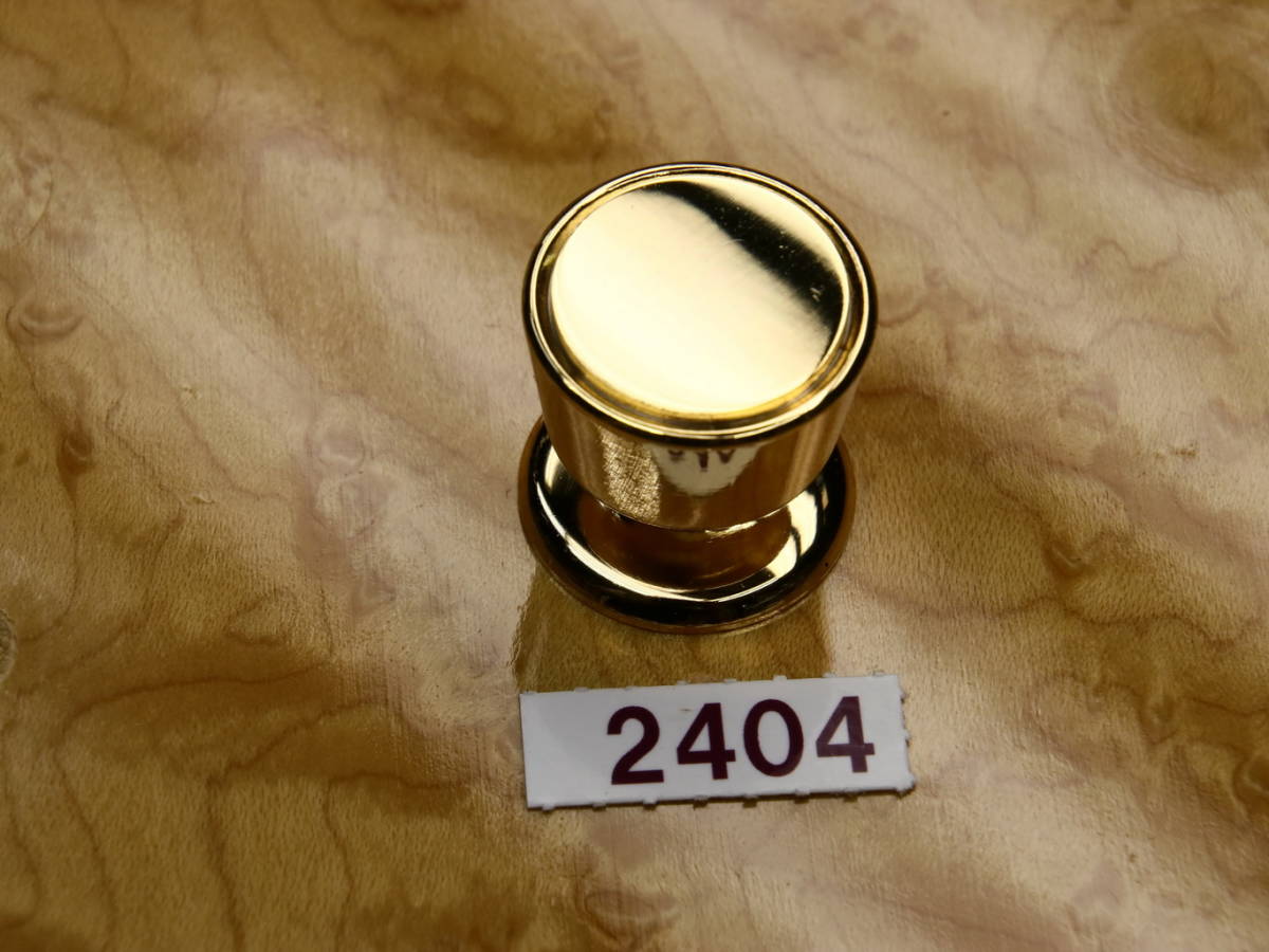2404-3・ゴールド色・エプソンつまみ金物・金色真鍮製・高さ25㎜×25㎜丸 ×㎜・2個_2個セット