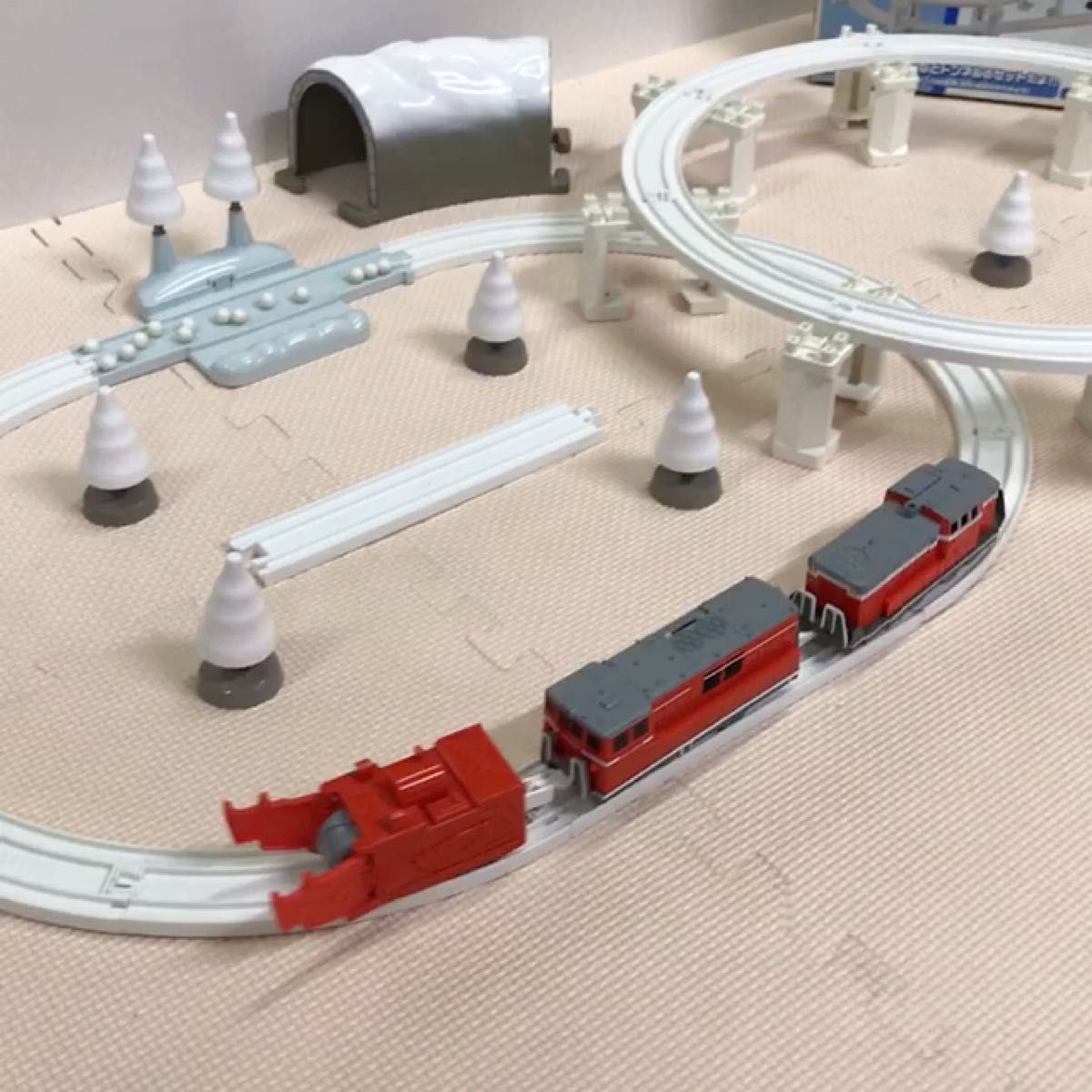 最新作 ☆未使用☆タカラトミー プラレール DD14+DE10除雪車両セット