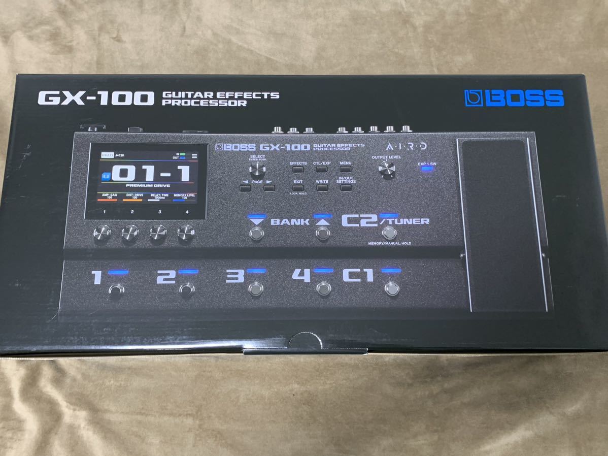 【極美品】BOSS GX-100 マルチエフェクター 専用ソフトケース付き