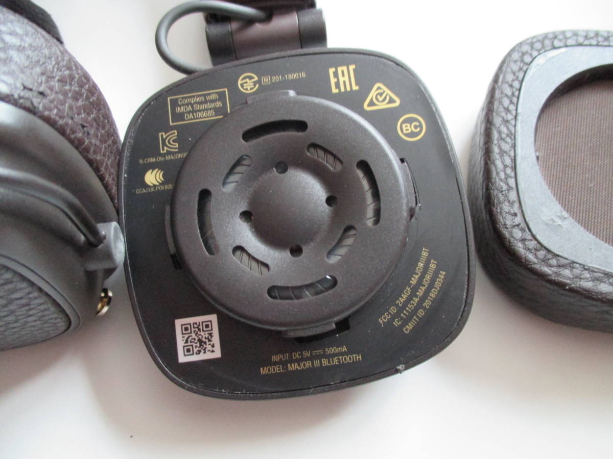 Marshall Major Ⅲ Bluetooth (ジャンク)ワイヤレスヘッドホン Marshall Major Ⅲ Bluetooth (ジャンク)ワイヤレスヘッドホン
