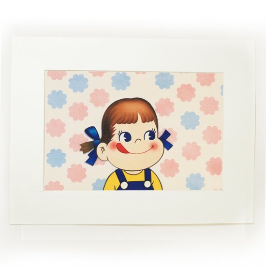 ☆限定70部!!・2種類セット☆ミルキー70周年記念 浮世絵 ペコちゃん