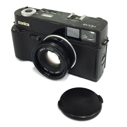1円 KONICA HEXAR 35mm F2.0 コンパクトフィルムカメラ コニカ 