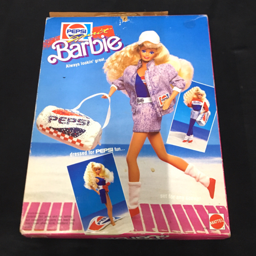 MATTEL社製 ペプシ スピリット バービー人形 80'S ヴィンテージ ドール 人形 コレクション アンティーク インテリアの画像2