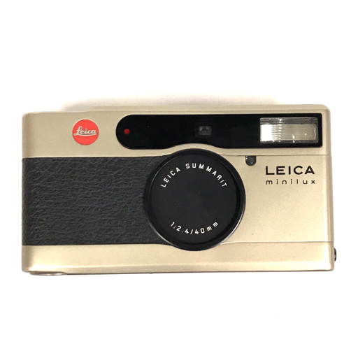1円 LEICA minilux 1:2.4 40mm コンパクトフィルムカメラ ライカ ミニルックス 通電確認済み 2117171の画像2