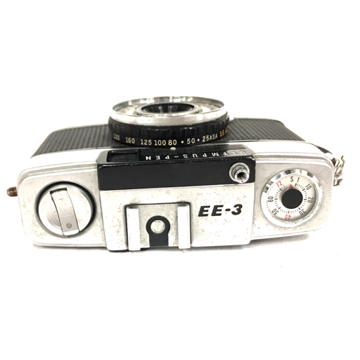 1円 OLYMPUS PEN EE-3 D.ZUIKO 1:3.5 28mm コンパクトフィルムカメラ ボディ レンズ 光学機器の画像4