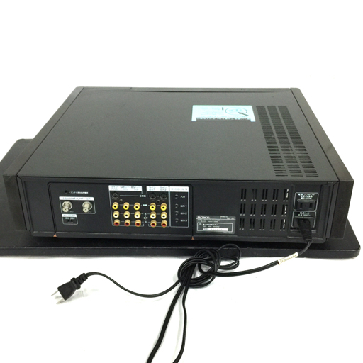SONY SLV-R7 ステレオビデオカセット レコーダー S-VHS ビデオデッキ 映像機器の画像3