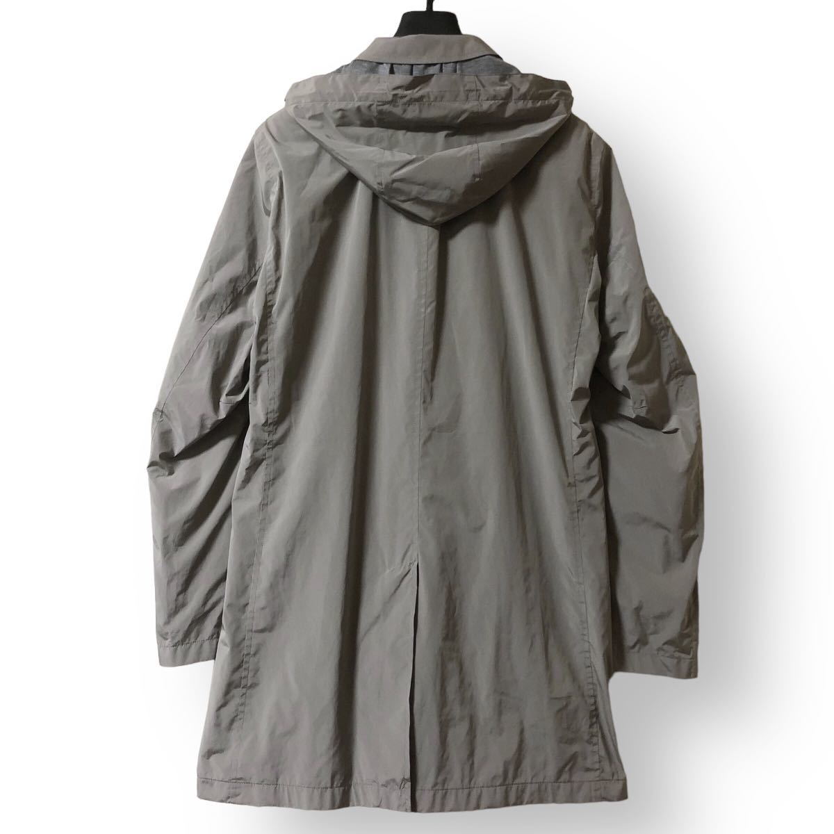 パステルオリーブ 新品 HERNO ヘルノ 軽量 2WAY フーデット ステン