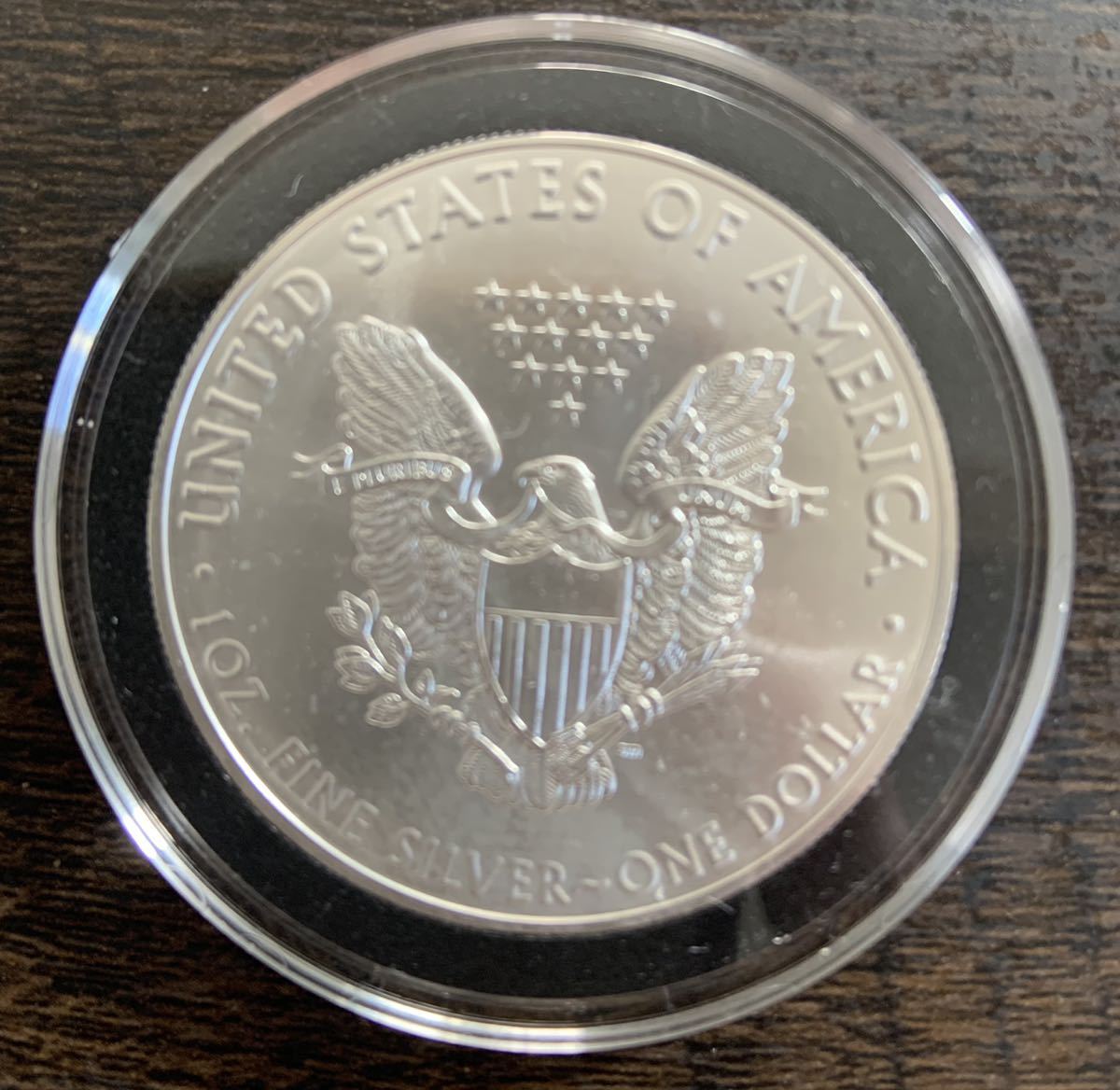 2021アメリカンイーグル銀貨（クリアケース付き）新品未使用の画像7
