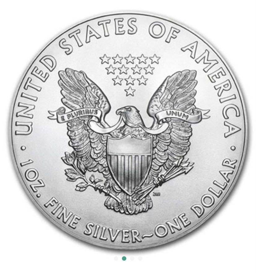 2021アメリカンイーグル銀貨（クリアケース付き）新品未使用の画像2