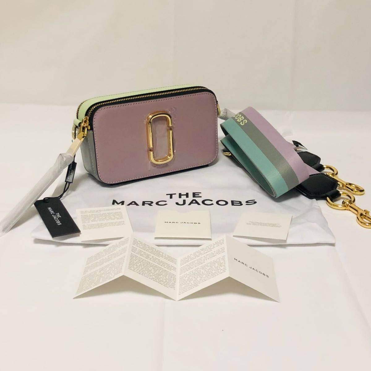 新品】マークジェイコブス MARC JACOBS スナップショット ミニバッグ