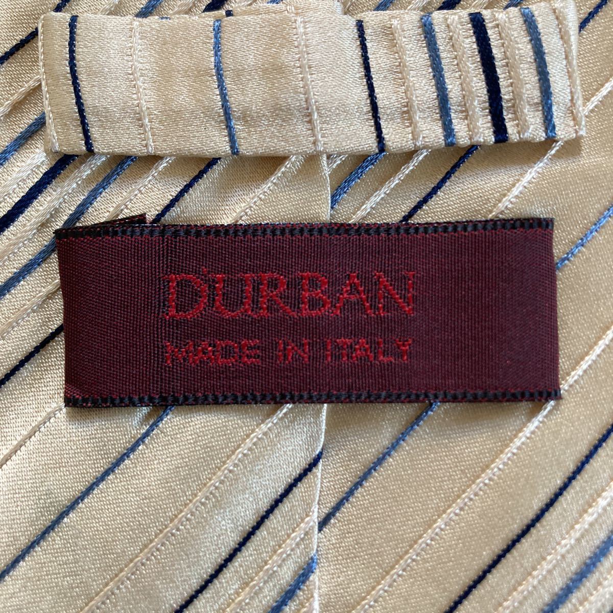 D\'URBAN DURBAN Durban галстук бежевый полоса 
