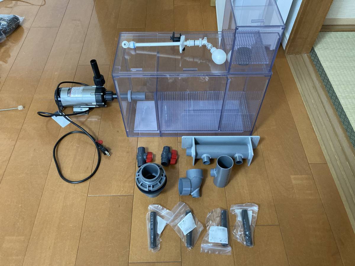 ヤフオク! - ☆未使用品☆塩ビ濾過槽(3層式)450×300×200 ウ...