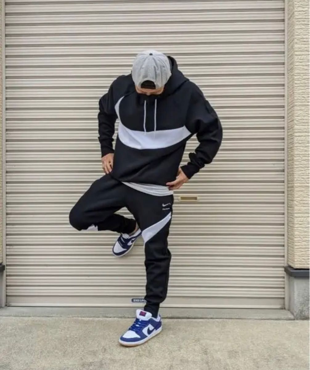 ナイキ NIKE ビッグスウッシュ パーカー スウェットパンツ 上下 ナイキ NIKE ビッグスウッシュ パーカー スウェットパンツ 上下