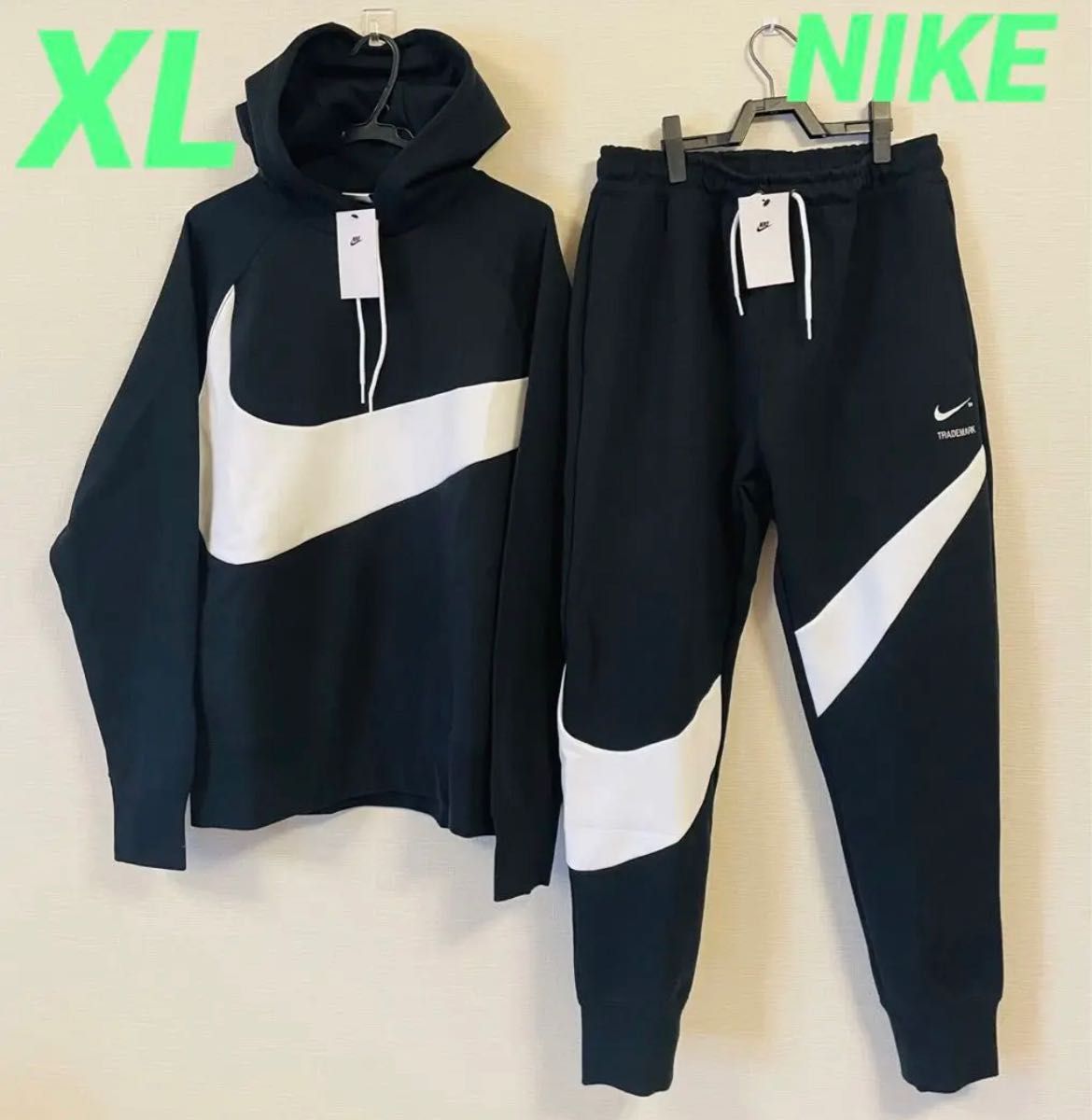 ナイキ NIKE ビッグスウッシュ パーカー スウェットパンツ 上下 ナイキ NIKE ビッグスウッシュ パーカー スウェットパンツ 上下