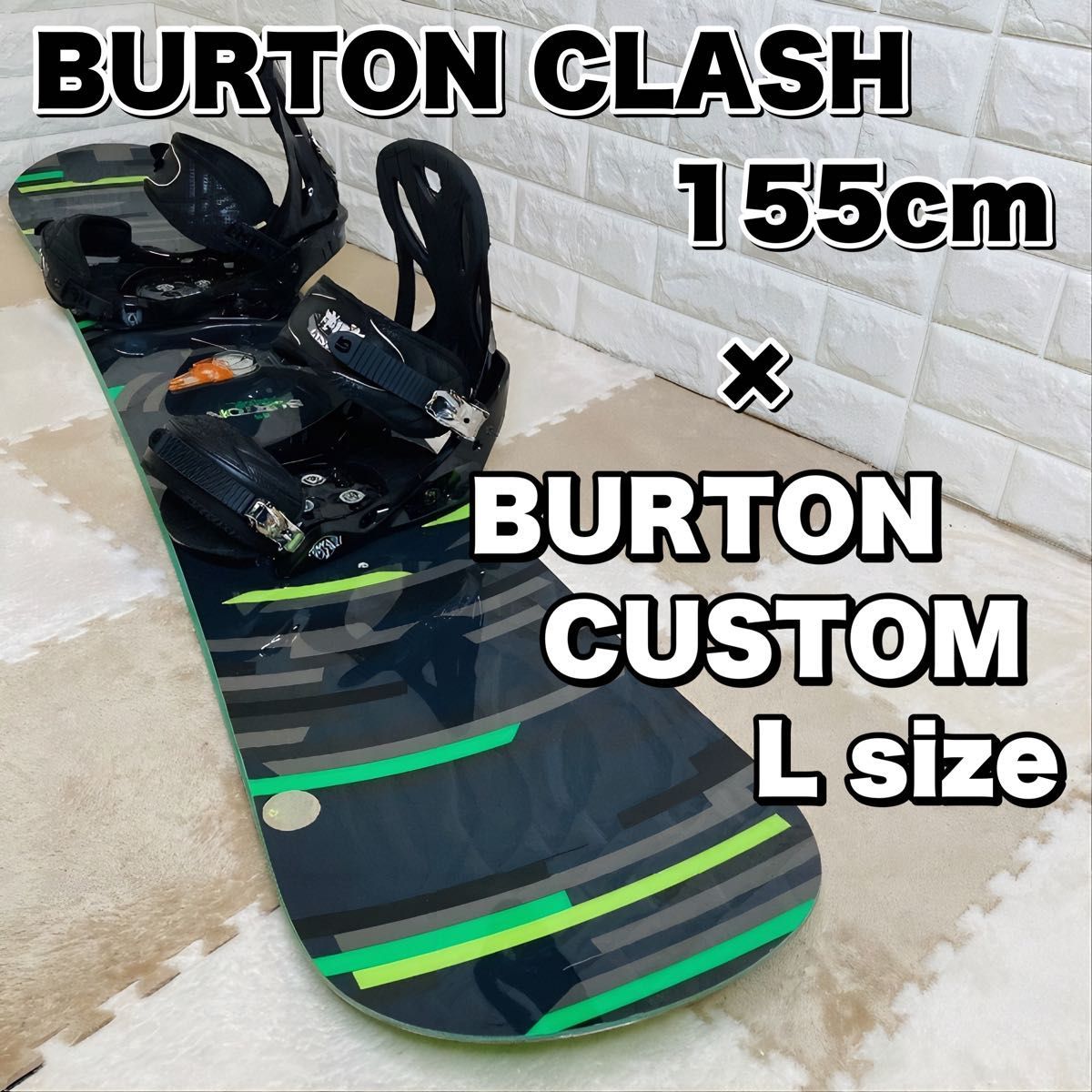 良品】 スノーボード BURTON バートン CRASH クラッシュ 155cm
