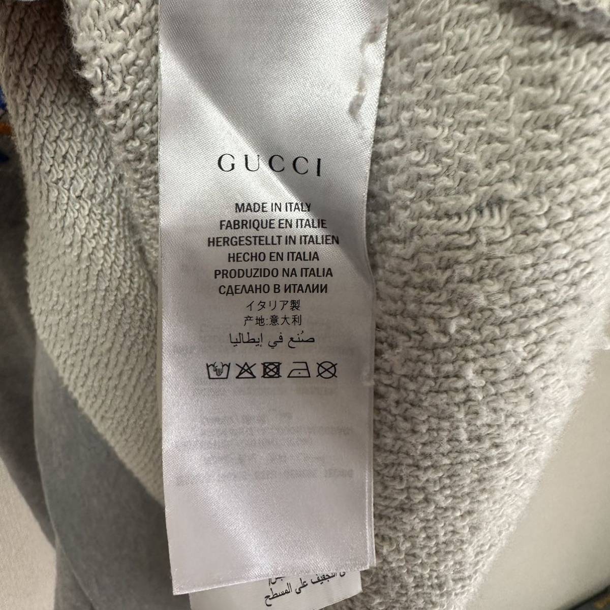 gucci ドラゴン刺繍 ロゴフーディー