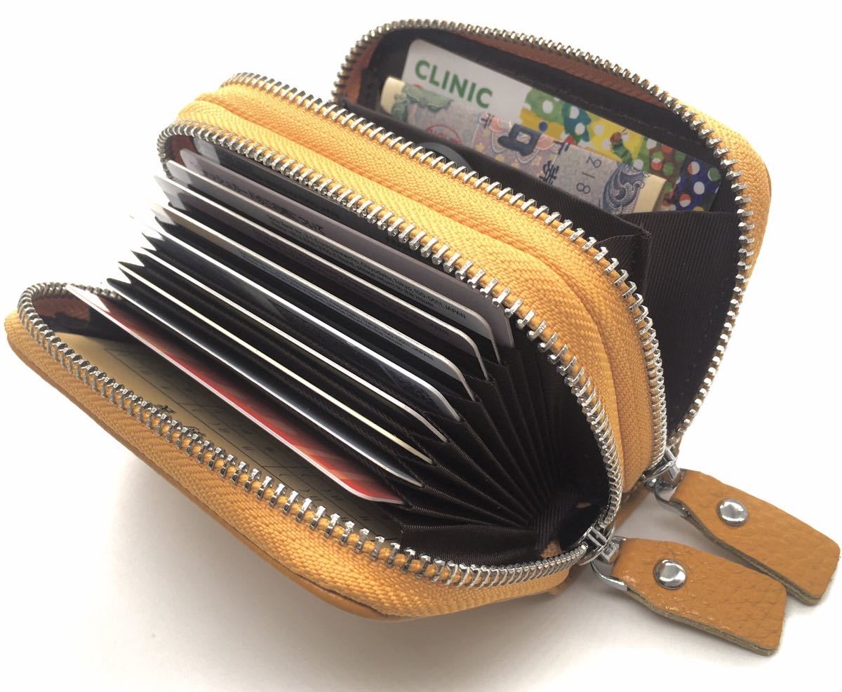 新色追加して再販 ラスト1 カードケース 財布 コインケース レディース 茶色 韓国 ミニ財布