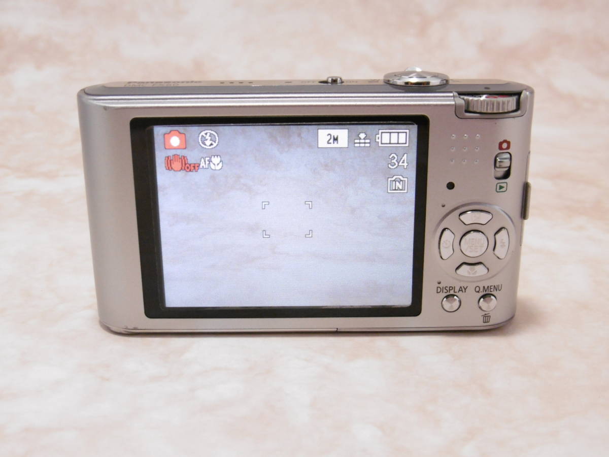 デジタルカメラ LUMIX DMC-FX60 シルバー パナソニック ルミックス 広角 レンズの中に汚れ有り 中古品 2009年