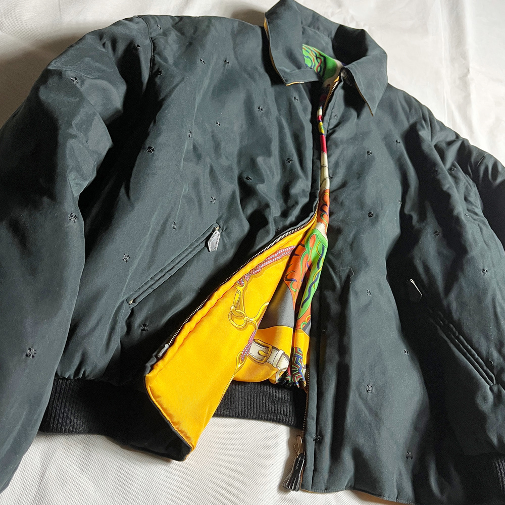 定価40万超! 90's HERMES リバーシブル ブルゾン ジャケット JACKET ...