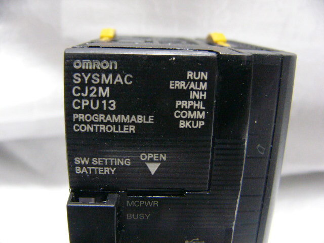 ★動作保証美品★ OMRON PLC CPU装置 CJ2M-CPU13_画像2