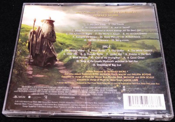 ho bit мысль .. нет приключение саундтрек CD*2 листов комплект Howard *shoaThe Hobbit: An Unexpected Journey Howard Shore