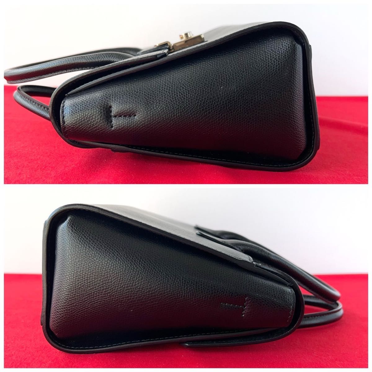 ☆極美品☆FURLA フルラ メトロポリス サッチェルS ブラック ショルダー 黒 2way ショルダーバッグ ハンドバッグ