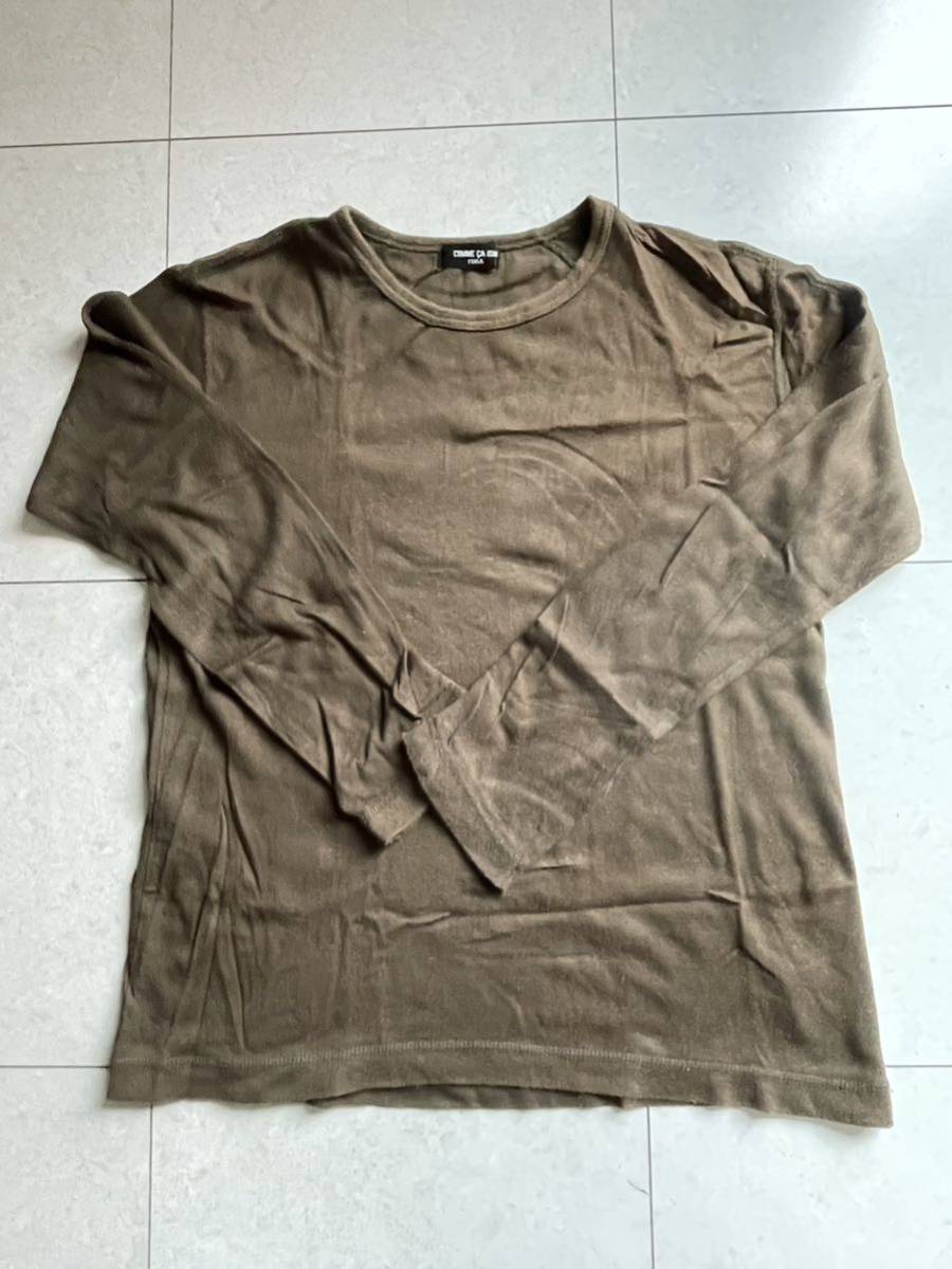 【COMME　CA　ISM」】コムサイズム　長袖Ｔシャツ　150A　カーキ_画像2