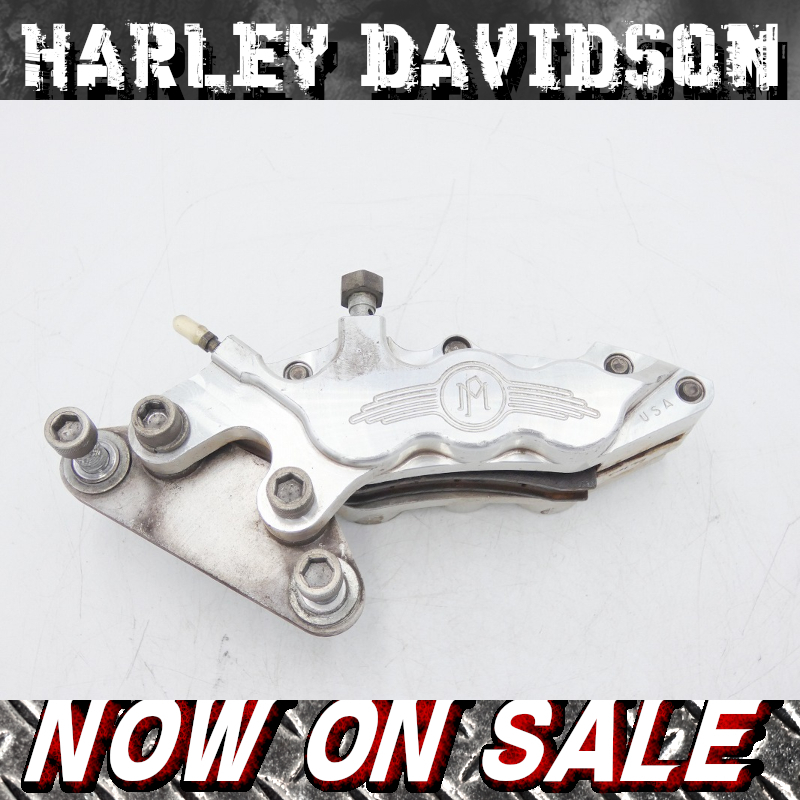 *NO,1390[ warehouse adjustment large sale! Harley Davidson PM made 6POT front brake calipers FLSTF] cheap price!