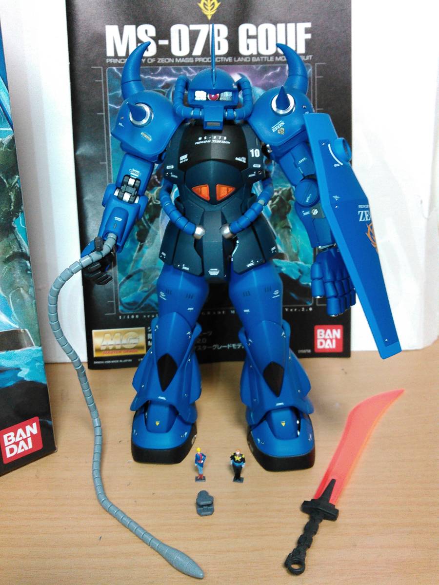 ヤフオク! - MG 1/100 MS-07B グフver2.0 ランバ・...