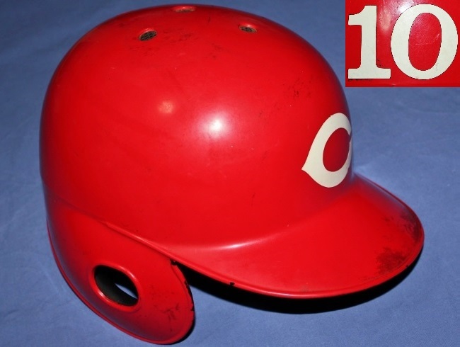 広島カープ10 金本知憲 90年代実使用ヘルメット 原点『赤ヘル』 阪神