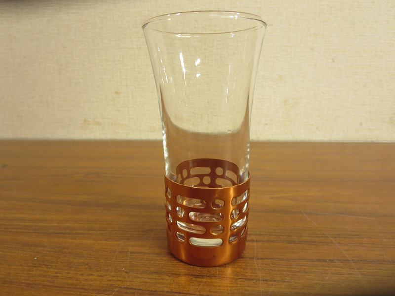 【Y10/G】未使用保管品 純銅 麦酒揃 ビール揃 ビアグラス ビアカップ 5客組 共箱の画像5