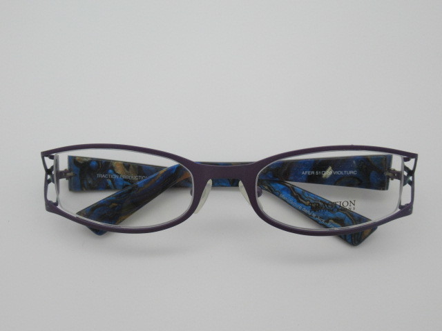 ☆TRACTION AFER VIOLTURC 51口20 新品未使用品 メガネ フランス製 トラクション☆