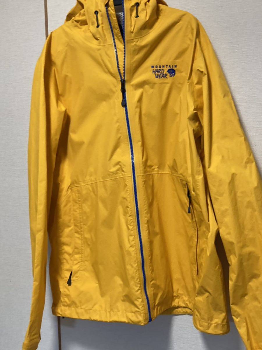 最安 N USED☆MOUNTAI HARD メンズL 明るいイエロー 登山にも WEAR7