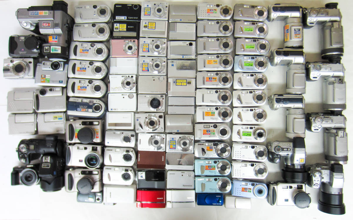 2663 ジャンクカメラ SONYソニー Cybershot DSC-F77A DSC-F707 DSC-P9 ...