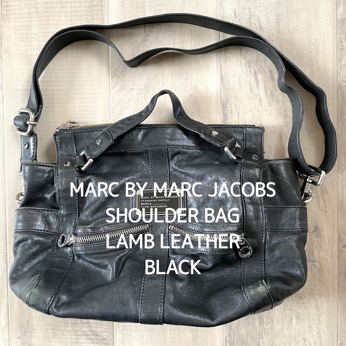 MARC BY MARC JACOBS】マークバイマークジェイコブス ラムレザー