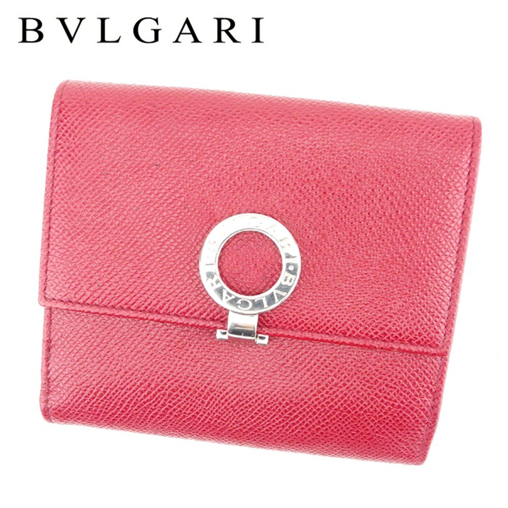 BVLGARI ブルガリ 二つ折り財布 Wホック