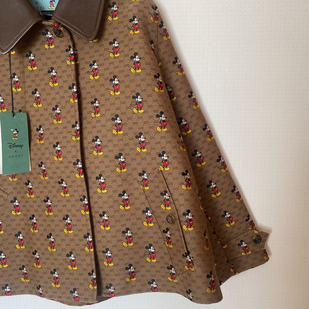 タグ付き新品 GUCCI×Disney グッチ×ディズニー ミッキー総柄 タグ付き新品 GUCCI×Disney グッチ×ディズニー ミッキー総柄