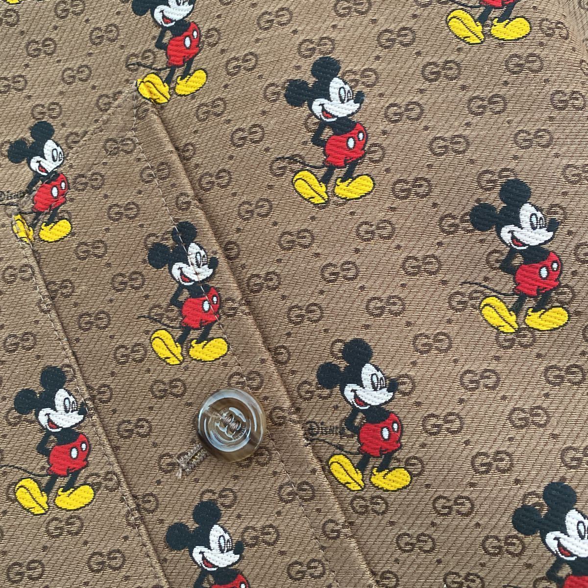 タグ付き新品 GUCCI×Disney グッチ×ディズニー ミッキー総柄 タグ付き新品 GUCCI×Disney グッチ×ディズニー ミッキー総柄
