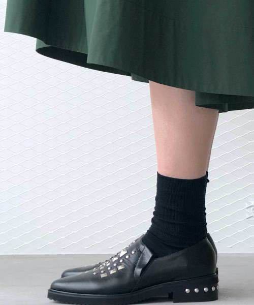 1回着用美品 zucca ズッカ スタッズシューズ サイズL 黒 革靴 1回着用美品 zucca ズッカ スタッズシューズ サイズL 黒 革靴