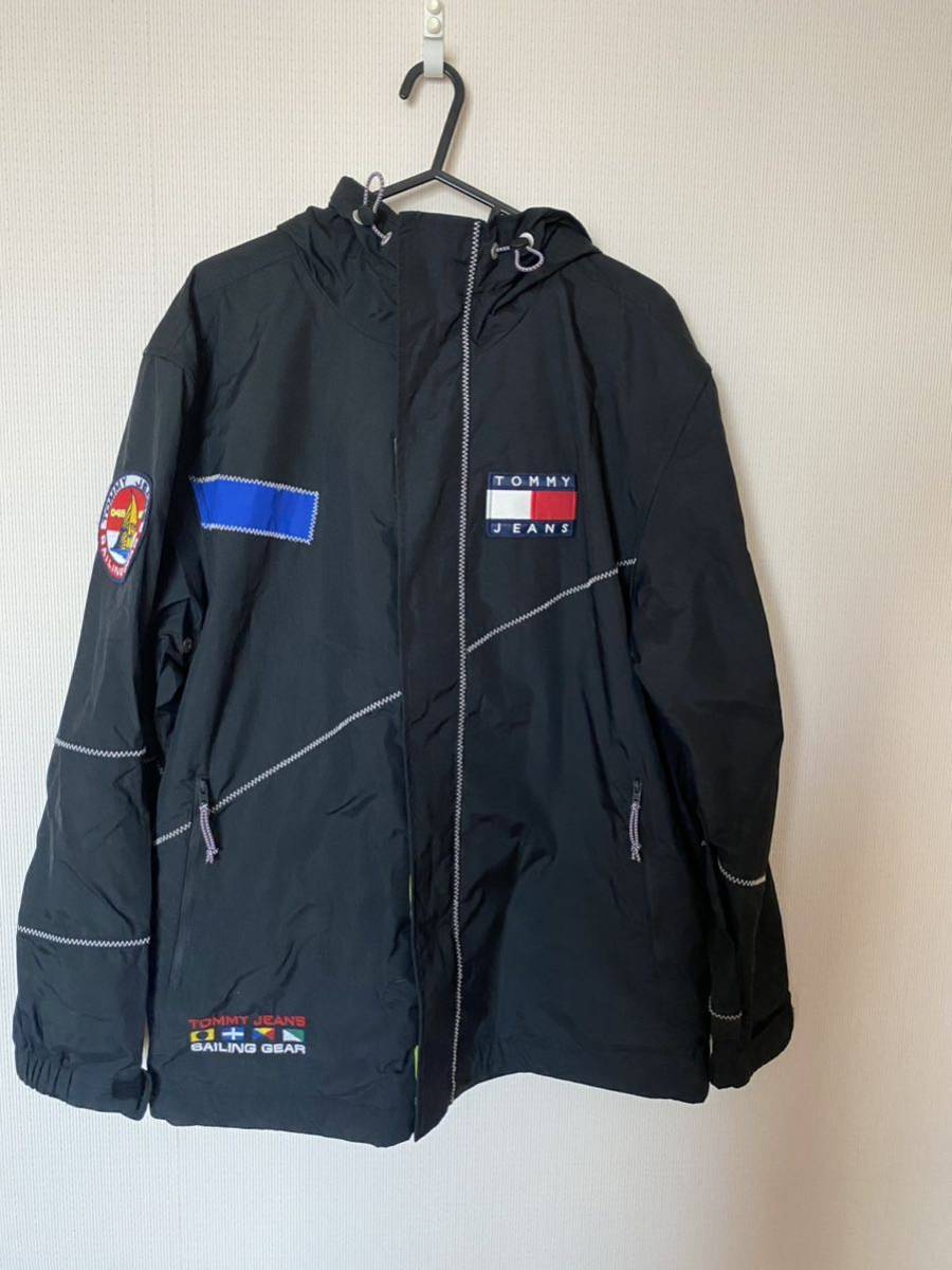 美品 TOMMY JEANS セーリングジャケット マウンテンパーカー ナイロン