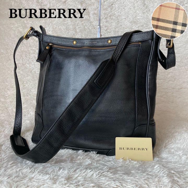 5/21(日)まで出品! 【極美品】BURBERRY バーバリーショルダーバッグ-