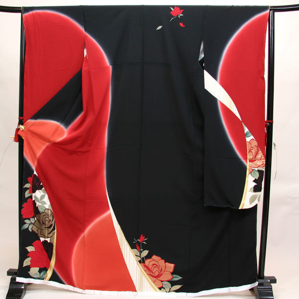  long-sleeved kimono kimono full set silk small articles till all ..20 point complete set 7 days rental ( stock ) cheap rice field shop [ rental ]R43